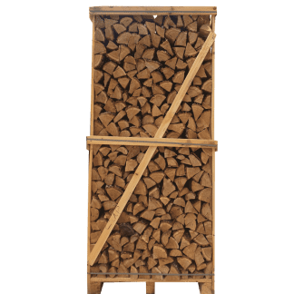 Mega Pallet Eikenhout Haardhout – Gestapeld - 1000 houtblokken